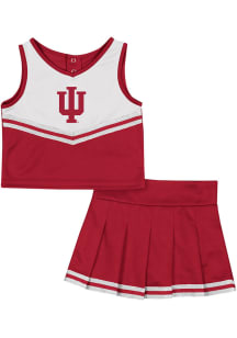 Toddler Girls Indiana Hoosiers Cardinal Colosseum Time for Recess Cheer Sets