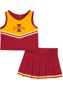 Colosseum Iowa State Cyclones Toddler Girls Cardinal Time for Recess Sets Cheer