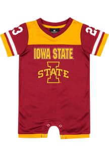 Colosseum Iowa State Cyclones Baby Cardinal Battle of the Bands Short Sleeve One Piece
