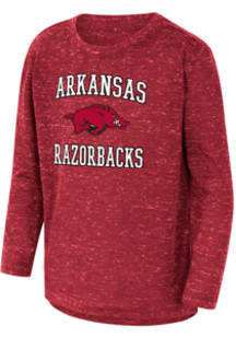 Colosseum Arkansas Razorbacks Toddler Cardinal SMU-Knobby Long Sleeve T-Shirt