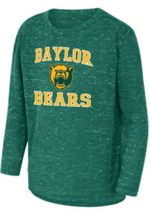 Colosseum Baylor Bears Toddler Green SMU-Knobby Long Sleeve T-Shirt