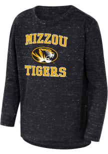 Colosseum Missouri Tigers Toddler Black SMU-Knobby Long Sleeve T-Shirt