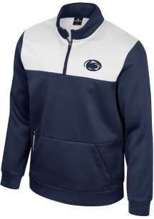 Colosseum Penn State Nittany Lions Mens Navy Blue Lewis Long Sleeve 1/4 Zip Pullover