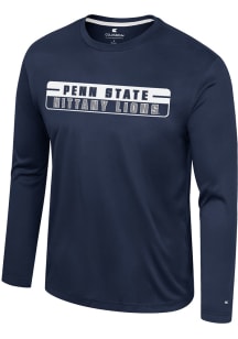 Colosseum Penn State Nittany Lions Navy Blue Eddie Long Sleeve T-Shirt