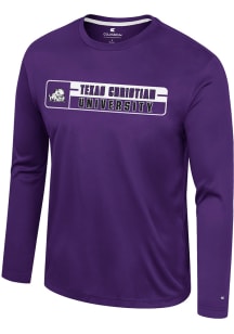 Colosseum TCU Horned Frogs Purple Eddie Long Sleeve T-Shirt