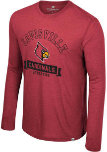 Colosseum Louisville Cardinals Red Happiest Long Sleeve T Shirt