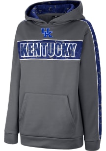 Colosseum Kentucky Wildcats Youth Grey Gust of WInd Long Sleeve Hoodie