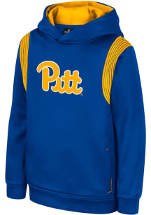 Colosseum Pitt Panthers Youth Blue Lewis Primary Long Sleeve Hoodie