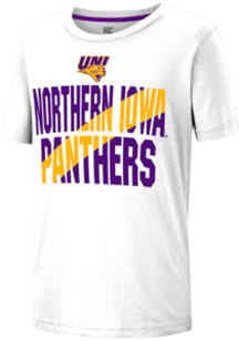 Colosseum Northern Iowa Panthers Youth Gold World at your Feet Short Sleeve T-Shirt