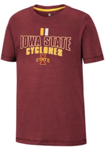 Colosseum Iowa State Cyclones Youth Cardinal Fly a Kite Short Sleeve T-Shirt
