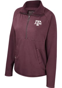 Colosseum Texas A&amp;M Aggies Womens Maroon Audrey 1/4 Zip Pullover