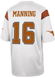 Arch Manning  Colosseum Texas Longhorns White Replica Football Jersey