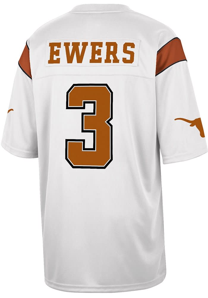 Quinn Ewers Texas Longhorns Replica Jersey White