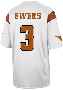 Quinn Ewers  Colosseum Texas Longhorns White Replica Football Jersey