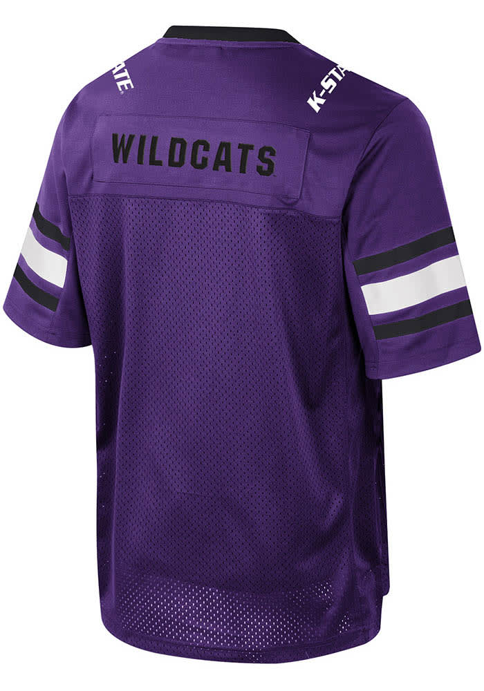 Colosseum Youth PURPLE K-State Wildcats Field Time Football Jersey
