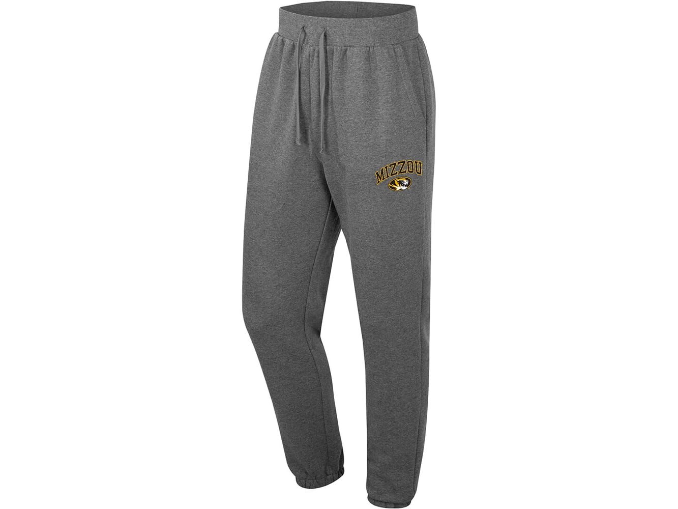 Mizzou Block M Banded Bottom Black Sweatpants Adult Medium Black