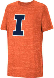 Colosseum Illinois Fighting Illini Youth Orange Knobby Retro Short Sleeve T-Shirt