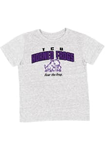 Colosseum TCU Horned Frogs Toddler White SMU- CARRY OVER Short Sleeve T-Shirt