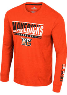 Colosseum Kansas City Mavericks Orange No Problemo Long Sleeve T Shirt