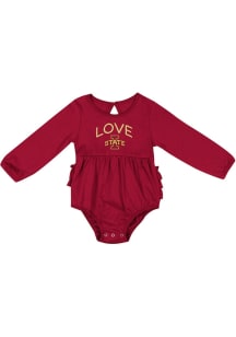 Colosseum Iowa State Cyclones Baby Cardinal Katinka LS Tops LS One Piece