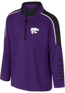 Toddler K-State Wildcats Purple Colosseum Hansel Long Sleeve Qtr Zip