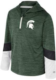 Toddler Michigan State Spartans Green Colosseum Rylos Long Sleeve Qtr Zip