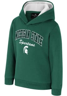 Toddler Michigan State Spartans Green Colosseum Centauri Long Sleeve Hooded Sweatshirt