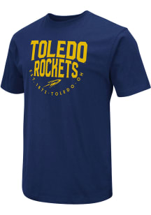 Colosseum Toledo Rockets Navy Blue Est Date Short Sleeve T Shirt