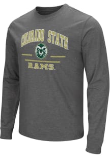 Colosseum Colorado State Rams Charcoal Playbook Long Sleeve T Shirt
