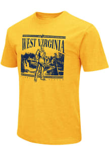 Colosseum West Virginia Mountaineers Gold 2024 Student Program Short Sleeve T Shirt