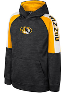 Colosseum Missouri Tigers Youth Black Rylos Long Sleeve Hoodie