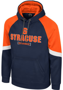 Colosseum Syracuse Orange Mens Navy Blue Prewitt Hood