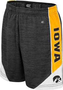 Youth Iowa Hawkeyes Black Colosseum Rylos Shorts