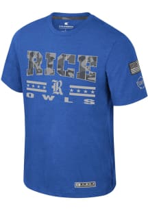 Colosseum Rice Owls Blue OHT Oorah Short Sleeve T Shirt