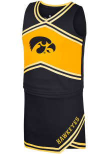 Girls Iowa Hawkeyes Black Colosseum Time for Recess Cheer Set