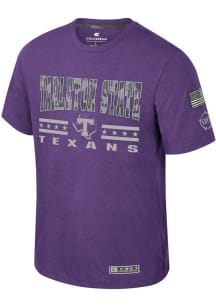 Colosseum Tarleton State Texans Purple OHT Oorah Short Sleeve T Shirt