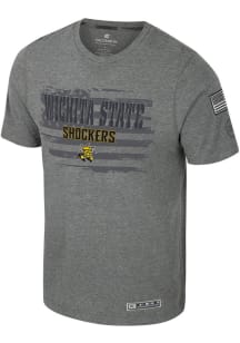 Colosseum Wichita State Shockers Grey OHT Booyah Short Sleeve T Shirt