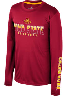 Colosseum Iowa State Cyclones Youth Cardinal Armada Long Sleeve T-Shirt