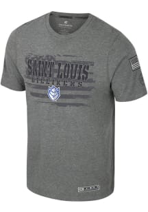 Colosseum Saint Louis Billikens Grey OHT Booyah Short Sleeve T Shirt