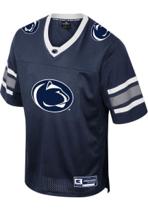 Youth Penn State Nittany Lions Navy Blue Colosseum Field Time Football Jersey Jersey
