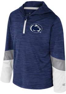 Colosseum Penn State Nittany Lions Toddler Navy Blue Rylos Long Sleeve Qtr Zip