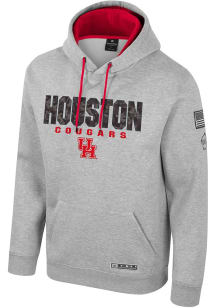 Colosseum Houston Cougars Mens Grey OHT Oorah Long Sleeve Hoodie