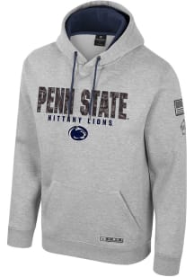 Mens Penn State Nittany Lions Grey Colosseum OHT Oorah Hooded Sweatshirt