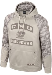 Colosseum Central Michigan Chippewas Mens Tan OHT Mojave Hood