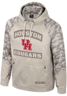 Colosseum Houston Cougars Mens Tan OHT Mojave Hood
