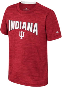 Youth Indiana Hoosiers Cardinal Colosseum Rylos Short Sleeve T-Shirt