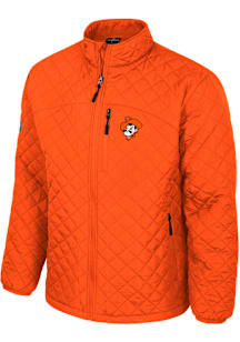 Colosseum Oklahoma State Cowboys Mens Orange Back on Top Puffer Medium Weight Jacket