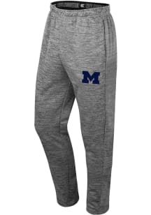 Mens Michigan Wolverines Grey Colosseum Bosa Pants