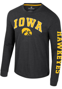 Mens Iowa Hawkeyes Black Colosseum Reese Tee