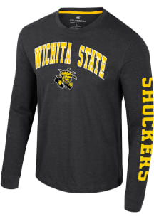 Colosseum Wichita State Shockers Black Reese Long Sleeve T Shirt